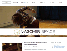 Tablet Screenshot of mascherdance.org
